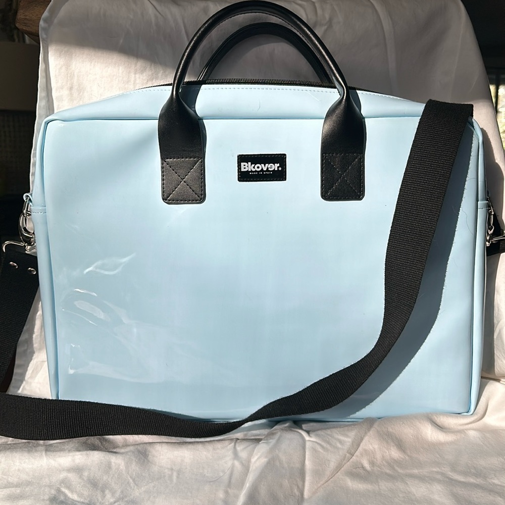 Patent Leather Laptop Bag